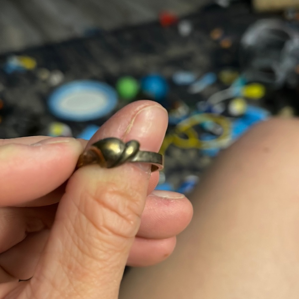 Sterling silver heart ring